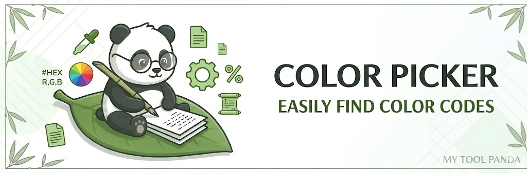 Header banner for My Tool Panda's Color Picker tool