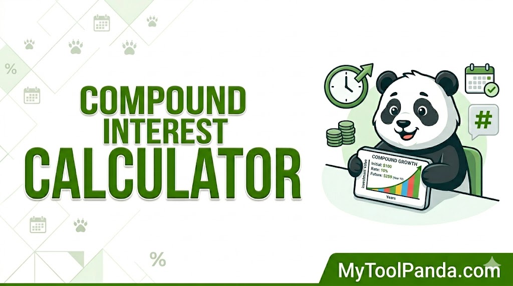 Online Compound Interest Calculator - MyToolPanda