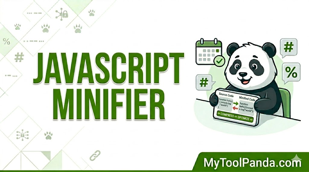 Online JS Minification Tool - MyToolPanda