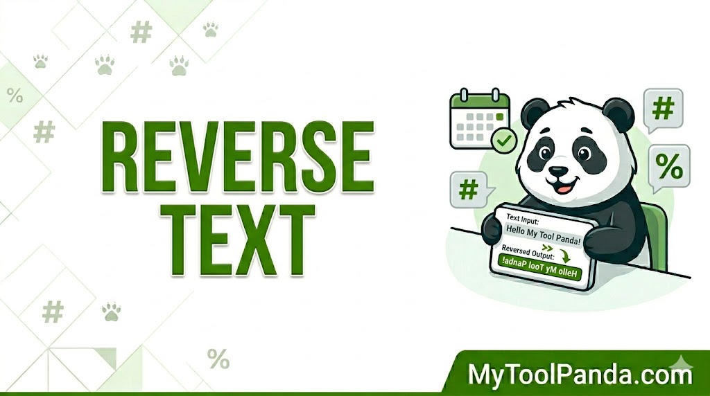 Online Reverse Text Tool - MyToolPanda