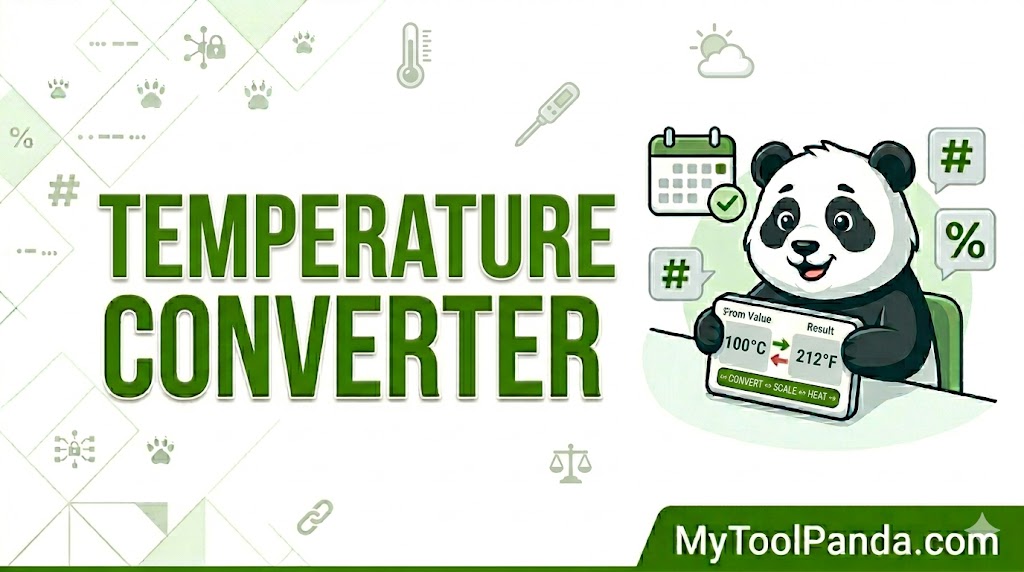 Online Temperature Converter Tool - MyToolPanda