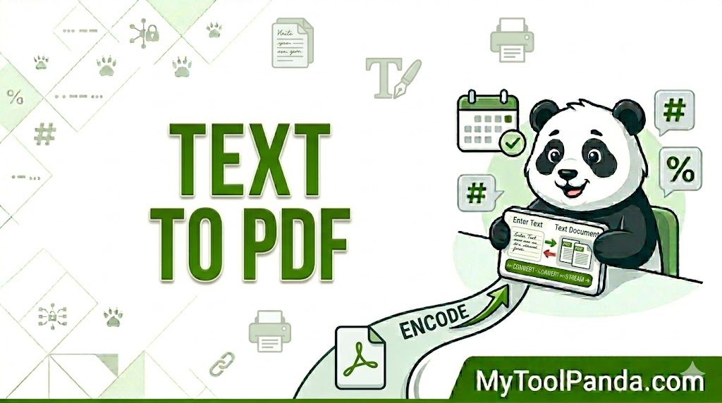 Online Text to PDF Document Generator - MyToolPanda