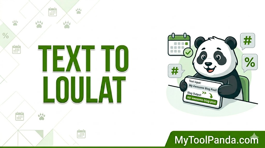 Online Text to Slug Tool - MyToolPanda