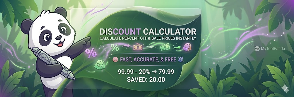 Calculate percentage off online free - MyToolPanda