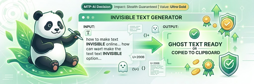 Professional Invisible Text Generator - MyToolPanda