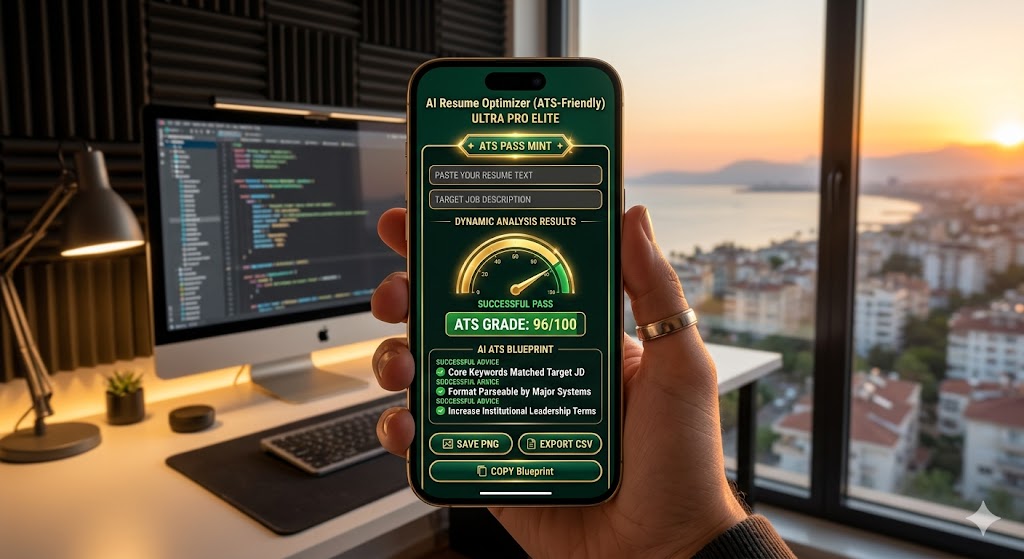 Successful ai resume optimizer ats friendly dashboard simulation