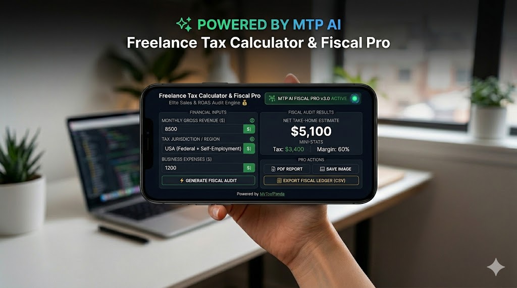 Freelance Tax Calculator Pro Dashboard