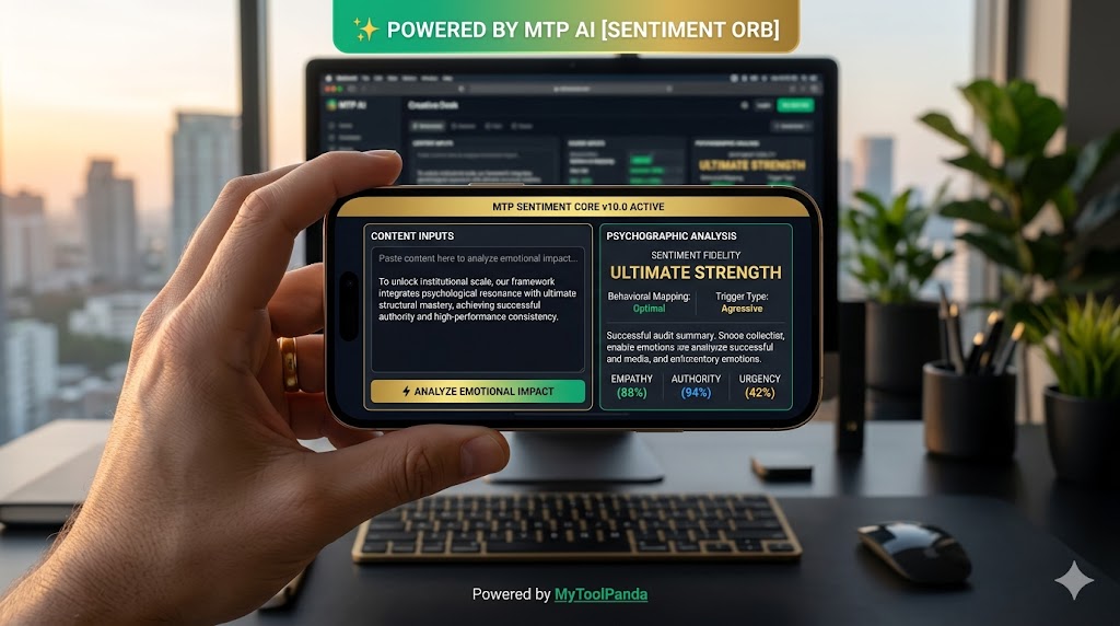 Successful AI tone and emotion analyzer dashboard analysis