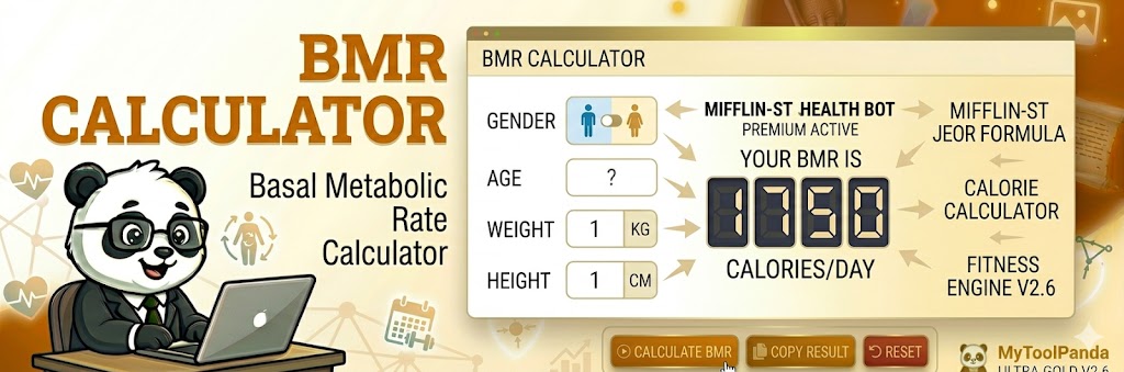 Professional BMR Calculator - MyToolPanda