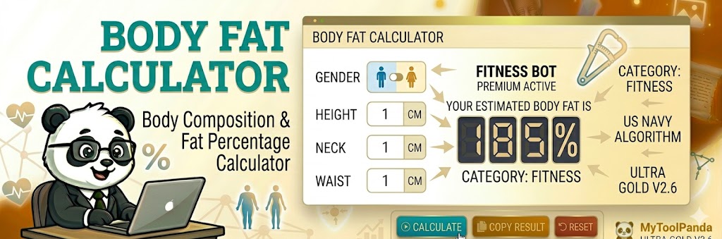 Professional Body Fat Calculator - MyToolPanda