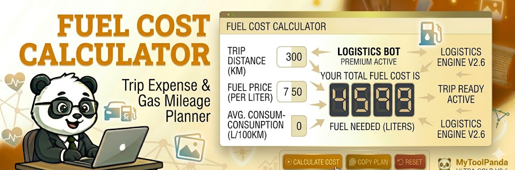 Professional Fuel Cost Calculator - MyToolPanda