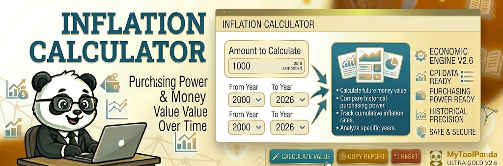 Professional Inflation Calculator - MyToolPanda