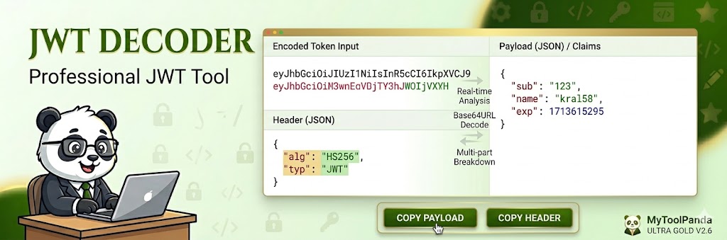 Professional Online JWT Decoder Tool - MyToolPanda