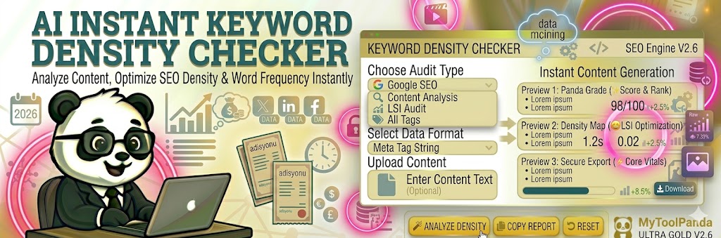 Professional Keyword Density Checker - MyToolPanda