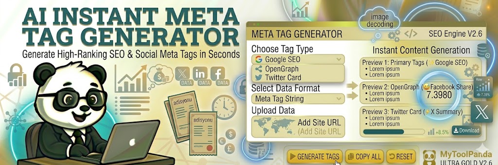 Professional SEO Meta Tag Generator - MyToolPanda