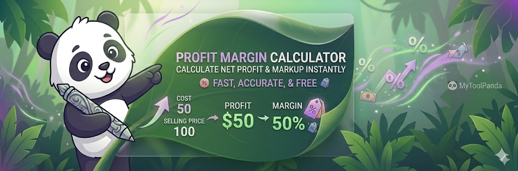 Calculate your gross profit and margin free online - MyToolPanda
